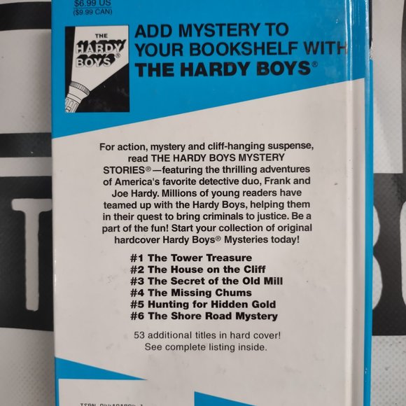 The Hardy Boys #4: The Missing Chums by Franklin W. Dixon 2007 Hardcover - Picture 2 of 5